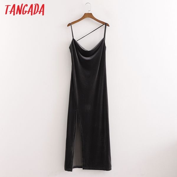 fashion women velvet strap sleeveless ladies midi dress 1d70 210416, Black;gray
fashion women velvet strap sleeveless ladies midi dress 1d70 210416, Black;gray