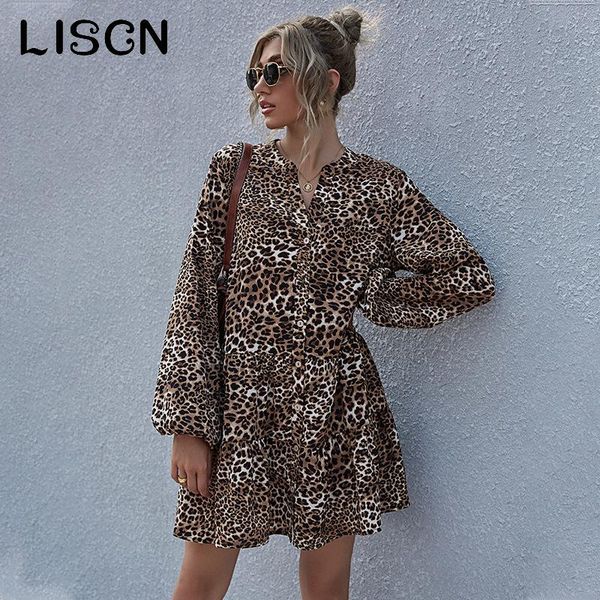 casual dresses liscn leopard print lantern sleeve dress for women v neck loose a-line 2021 winter pullover, Black;gray
casual dresses liscn leopard print lantern sleeve dress for women v neck loose a-line 2021 winter pullover, Black;gray