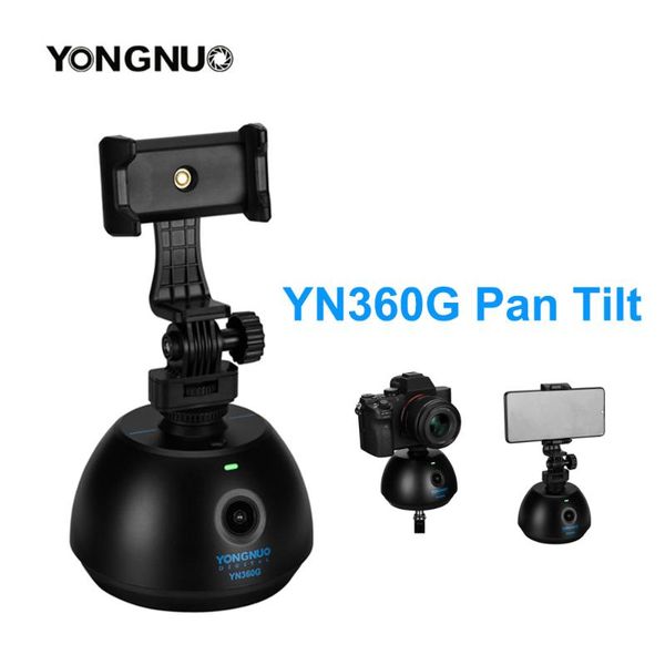 yongnuo yn360g pid control pan tilt auto motorized rotating 60° follow-up shooting video tripod head for camera smartphone heads
yongnuo yn360g pid control pan tilt auto motorized rotating 60° follow-up shooting video tripod head for camera smartphone heads
