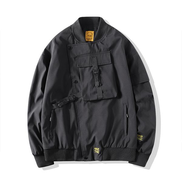 Men et 2021 Mens Mulit-Pocket Cargo Bomber ets Steetwear Hip Hop Windbreaker Coats Outwear, Black;brown
Men et 2021 Mens Mulit-Pocket Cargo Bomber ets Steetwear Hip Hop Windbreaker Coats Outwear, Black;brown