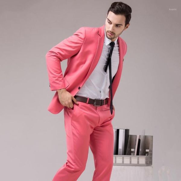 men's suits & blazers latest design shiny pink men slim fit wedding groom tuxedos 2 pieces formal one-button prom party jacket+pants, White;black
men's suits & blazers latest design shiny pink men slim fit wedding groom tuxedos 2 pieces formal one-button prom party jacket+pants, White;black