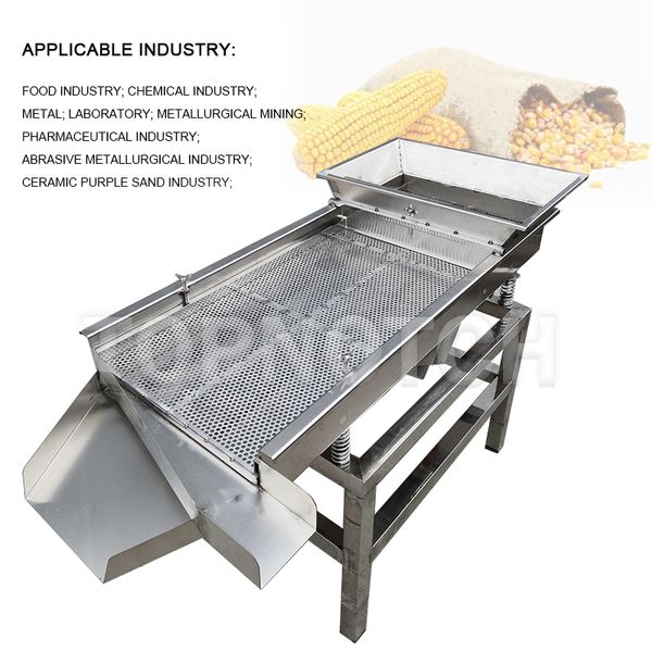 Double Engine Vibrating Sieve Machine 220V Large Granular Material Shocking Screener Maker
