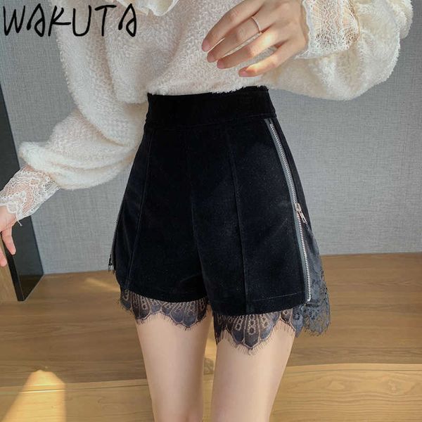 wakuta womens shorts side zipper high waist velet black lace patch shorts female night club shorts black retro streetwear 210611, White;black
wakuta womens shorts side zipper high waist velet black lace patch shorts female night club shorts black retro streetwear 210611, White;black