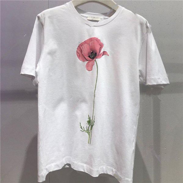 niche design spring and summer print all-match cotton short-sleeved t-shirt women trend women's, White
niche design spring and summer print all-match cotton short-sleeved t-shirt women trend women's, White