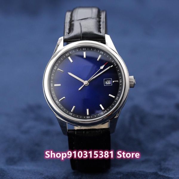 wristwatches luxury design blue white dials business men fashion date watches genuine leather mechanical automatic wristwatch 41mm, Slivery;brown
wristwatches luxury design blue white dials business men fashion date watches genuine leather mechanical automatic wristwatch 41mm, Slivery;brown
