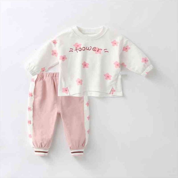girls spring and autumn suits long sleeved prined flower clothes 1 2 3 4 years old children casual set cotton, White
girls spring and autumn suits long sleeved prined flower clothes 1 2 3 4 years old children casual set cotton, White