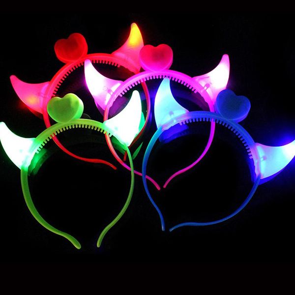 party decoration halloween cosplay flashing headband glowing devil costume children christmas gift rave accessories festival
party decoration halloween cosplay flashing headband glowing devil costume children christmas gift rave accessories festival