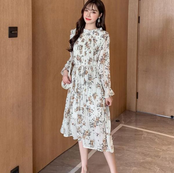 casual dresses summer women's dress korean style fashion stand collar ladies long sleeve printed female, Black;gray
casual dresses summer women's dress korean style fashion stand collar ladies long sleeve printed female, Black;gray