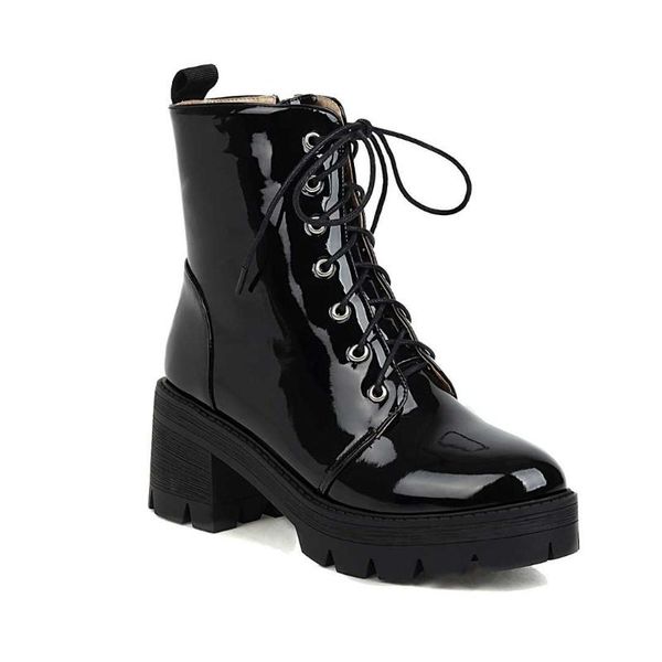 boots autumn and winter 2021 fashion square heel high water platform size lace up low, Black
boots autumn and winter 2021 fashion square heel high water platform size lace up low, Black