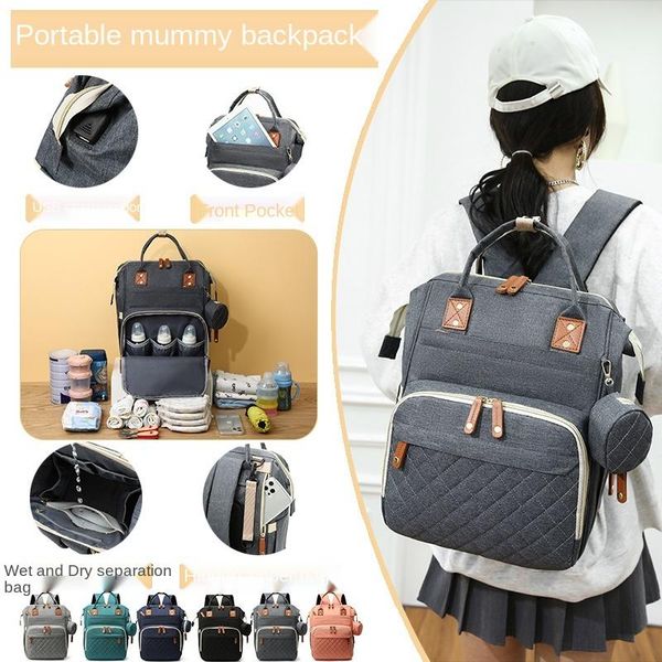 outdoor casual large-capacity backpack with folding bed all-match pink zipper handbag portable travel mommy diaper bag lb398 bags
outdoor casual large-capacity backpack with folding bed all-match pink zipper handbag portable travel mommy diaper bag lb398 bags