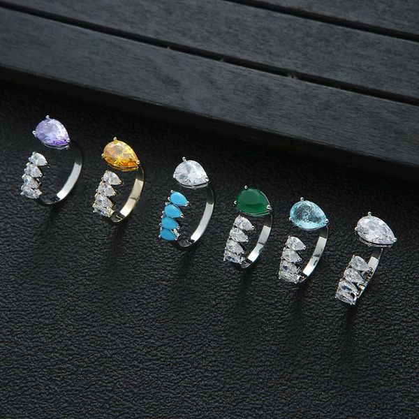 cluster rings luxury colorful water drop party statement stack for women wedding cubic ziron cz dubai bridal finger ring j2075, Golden;silver
cluster rings luxury colorful water drop party statement stack for women wedding cubic ziron cz dubai bridal finger ring j2075, Golden;silver