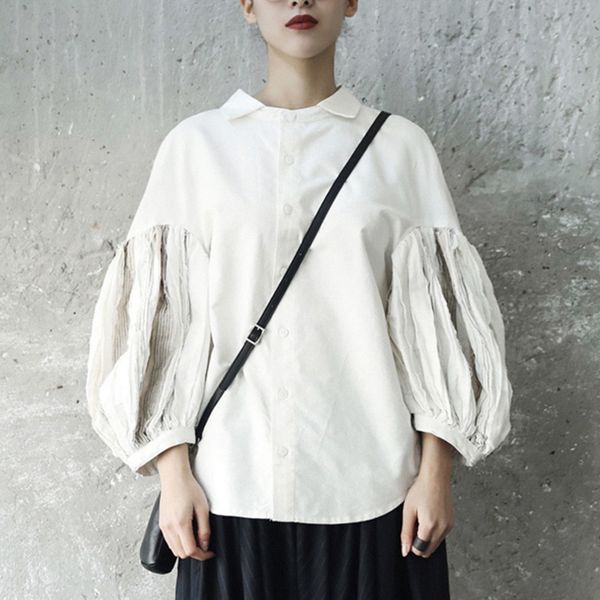 johnature women vintage patchwork shirts cotton linen blouses autumn fashion female clothes white shirts and 210521
johnature women vintage patchwork shirts cotton linen blouses autumn fashion female clothes white shirts and 210521