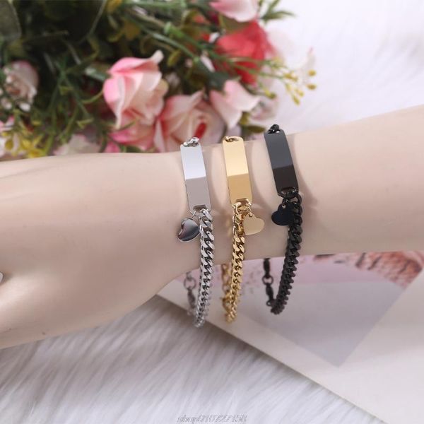 charm bracelets black/gold/silver dainty personalized bar bracelet with love pendant fine jewelry for christmas day jy13 21 dropsh, Golden;silver
charm bracelets black/gold/silver dainty personalized bar bracelet with love pendant fine jewelry for christmas day jy13 21 dropsh, Golden;silver