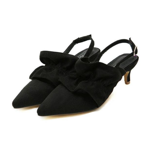 2021 women point toe sandals thin pointed-toe fine heel-style spring-summer single shoes, Black
2021 women point toe sandals thin pointed-toe fine heel-style spring-summer single shoes, Black