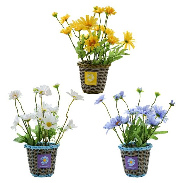 decorative flowers & wreaths artificial daisy silk fake chamomile stamen small for wedding home table decor
decorative flowers & wreaths artificial daisy silk fake chamomile stamen small for wedding home table decor