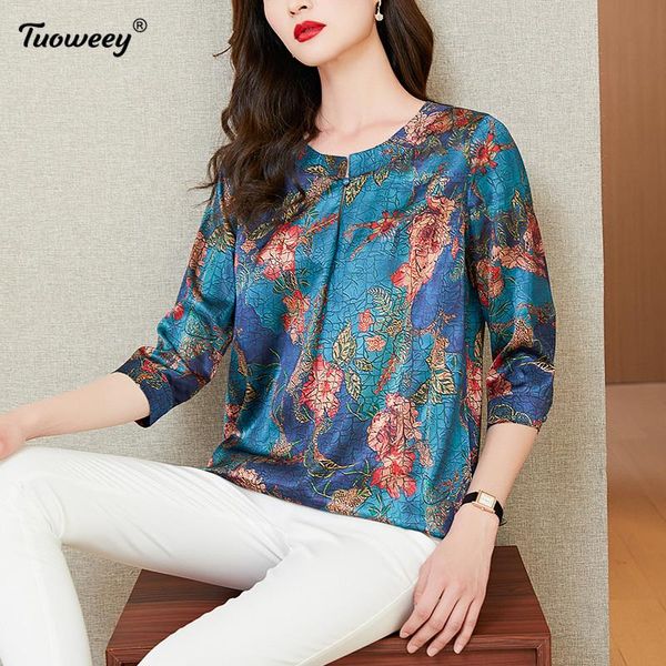 women's blouses & shirts women and loose autumn 2021 feminine blouse long sleeve casual floral o-neck ol style tunic blusas, White
women's blouses & shirts women and loose autumn 2021 feminine blouse long sleeve casual floral o-neck ol style tunic blusas, White