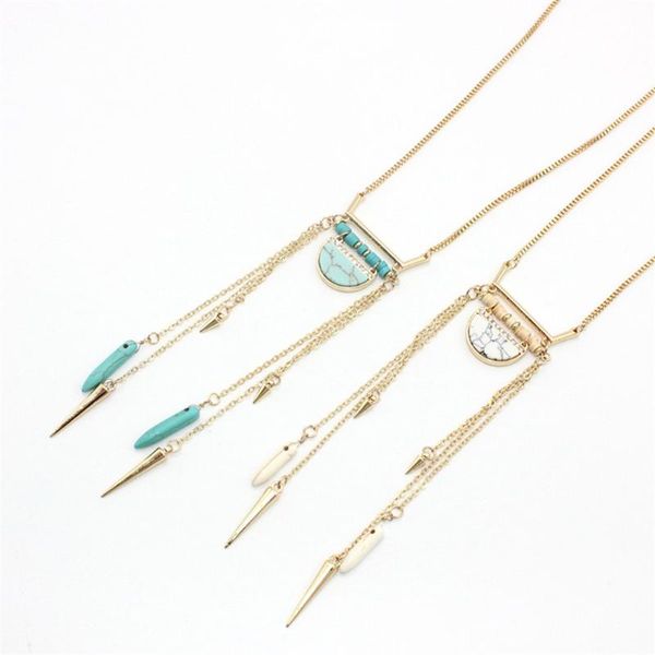 the fashion green pine, white pine rivet tassel personality long necklace pendant necklaces, Silver
the fashion green pine, white pine rivet tassel personality long necklace pendant necklaces, Silver