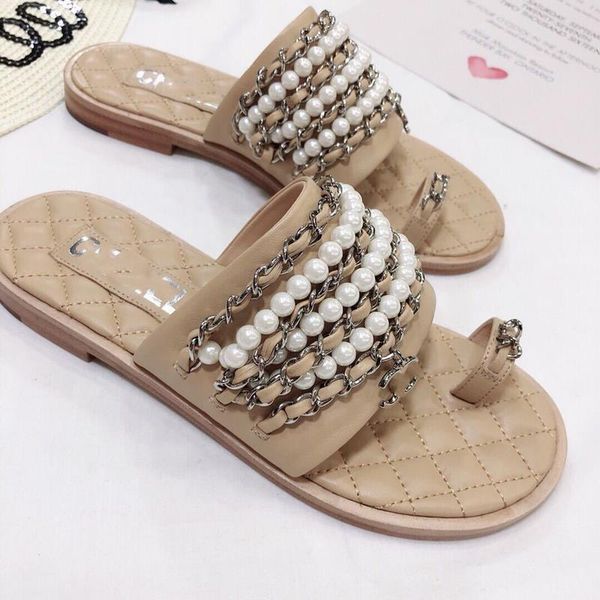 koovan women's slippers 2021 trend graceful pearl chain women summer wear flat split toe beach roman shoes, Black
koovan women's slippers 2021 trend graceful pearl chain women summer wear flat split toe beach roman shoes, Black