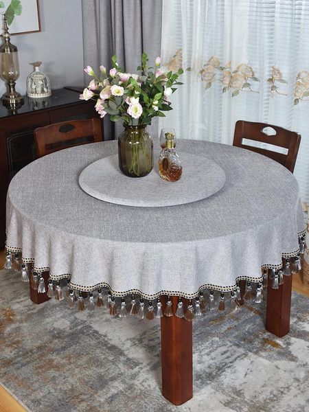 table cloth luxury simple big gray plain round tablecloth fabric thick for el restaurant home wedding party dining clothes
table cloth luxury simple big gray plain round tablecloth fabric thick for el restaurant home wedding party dining clothes