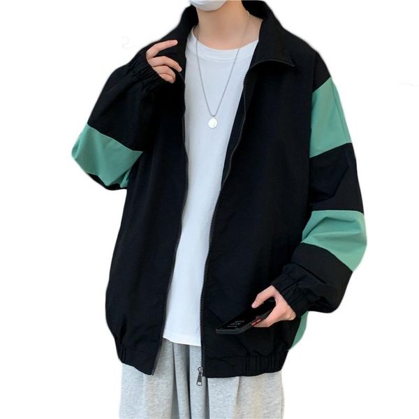 men's jackets 2021 autumn product youth color matching stand-up collar jacket fashions women's casual plus size trend coat, Black;brown
men's jackets 2021 autumn product youth color matching stand-up collar jacket fashions women's casual plus size trend coat, Black;brown