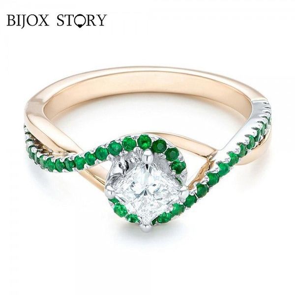 cluster rings bijox story fashion silver 925 ring for women jewelry with emerald gemstone korean wedding anniversary party size 5-12, Golden;silver
cluster rings bijox story fashion silver 925 ring for women jewelry with emerald gemstone korean wedding anniversary party size 5-12, Golden;silver