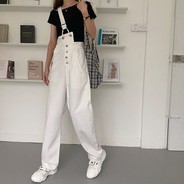 sml 2 colors jeans womens autumn loose fashion wide leg trousers jumpsuit korean casual denim overalls womens (78393 210423, Black;white
sml 2 colors jeans womens autumn loose fashion wide leg trousers jumpsuit korean casual denim overalls womens (78393 210423, Black;white
