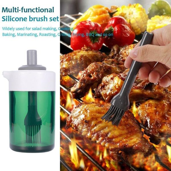 tools & accessories 1pc 150ml kitchen silicone brush wide opening refillable bbq oil dispenser bottle high temperature resistance container
tools & accessories 1pc 150ml kitchen silicone brush wide opening refillable bbq oil dispenser bottle high temperature resistance container