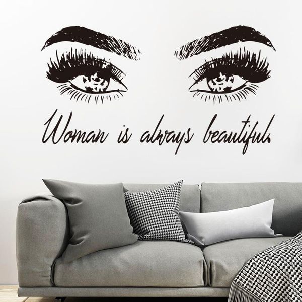 wall stickers lash & brows eyes quote fashion eyelashes decals for home bedroom eyebrows store beauty salon decor
wall stickers lash & brows eyes quote fashion eyelashes decals for home bedroom eyebrows store beauty salon decor