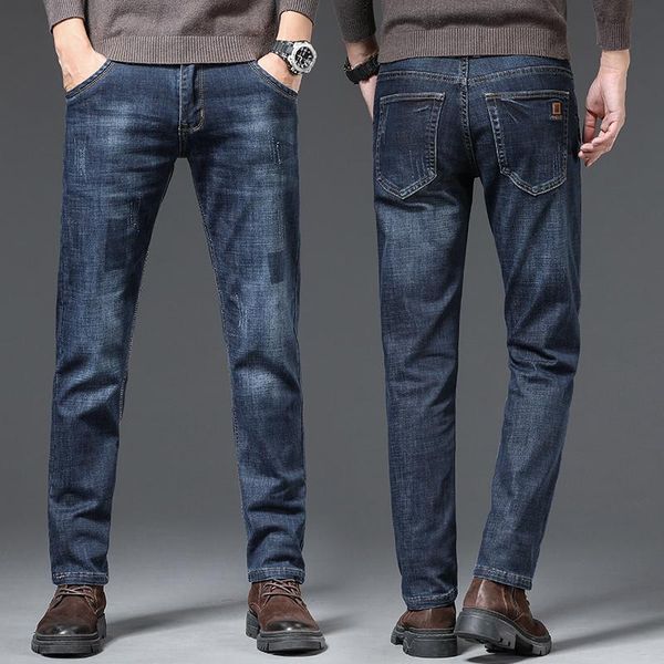 men's jeans 2022 spring and autumn slim straight stretch denim fashion classic style trend young fitted casual, Blue
men's jeans 2022 spring and autumn slim straight stretch denim fashion classic style trend young fitted casual, Blue