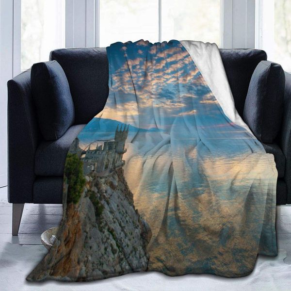 Ultra-Soft Micro Fleece Blanket,Wellknown Castle Swallows Nest Near Yalta,Home Decor Warm Throw Blanket for Couch Bed,60"X 50"
Ultra-Soft Micro Fleece Blanket,Wellknown Castle Swallows Nest Near Yalta,Home Decor Warm Throw Blanket for Couch Bed,60"X 50"
