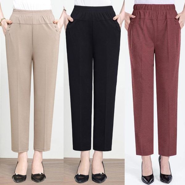womail women pockets pencil pants high waist bottom casual trouses office lady workwear trousers elegant loose women's & capris, Black;white
womail women pockets pencil pants high waist bottom casual trouses office lady workwear trousers elegant loose women's & capris, Black;white