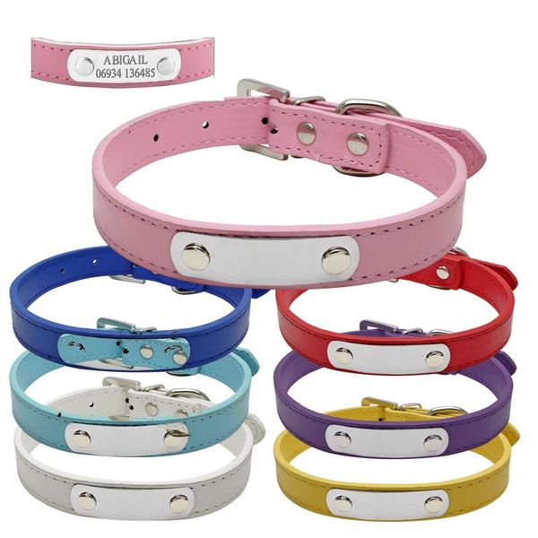 dog collars & leashes engraved collar personalized zinc alloy+pu pet tag custom puppy cat nameplate id adjustable accessories
dog collars & leashes engraved collar personalized zinc alloy+pu pet tag custom puppy cat nameplate id adjustable accessories
