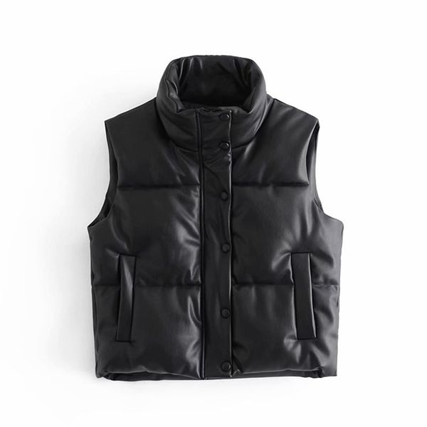 casual woman black loose leather warm vest spring fashion ladies oversized sleeveless outwear female cool pu tank 210515, Black;white
casual woman black loose leather warm vest spring fashion ladies oversized sleeveless outwear female cool pu tank 210515, Black;white