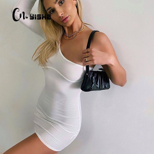 cnyishe fall casual knitting ribbed one shoulder dress women bodycon strapless mini slim dresses female streetwear outfits robes 210419, Black;gray
cnyishe fall casual knitting ribbed one shoulder dress women bodycon strapless mini slim dresses female streetwear outfits robes 210419, Black;gray