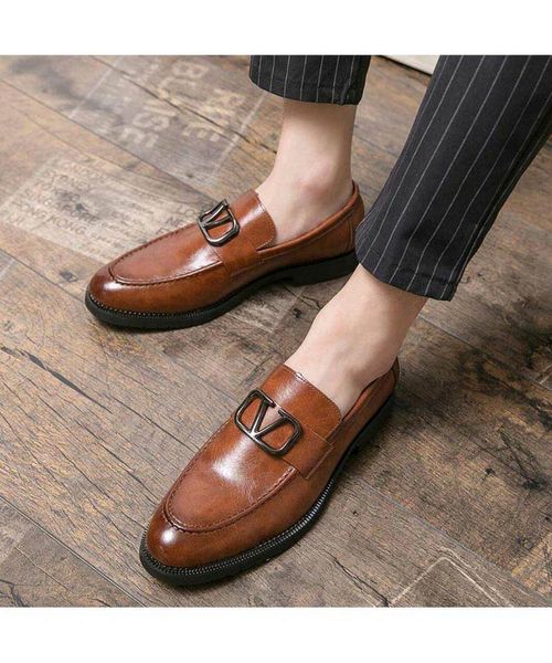 dress shoes men casual loafers metal buckle footwear anti-slip surface handmade retro style classic fashion business zz177, Black
dress shoes men casual loafers metal buckle footwear anti-slip surface handmade retro style classic fashion business zz177, Black