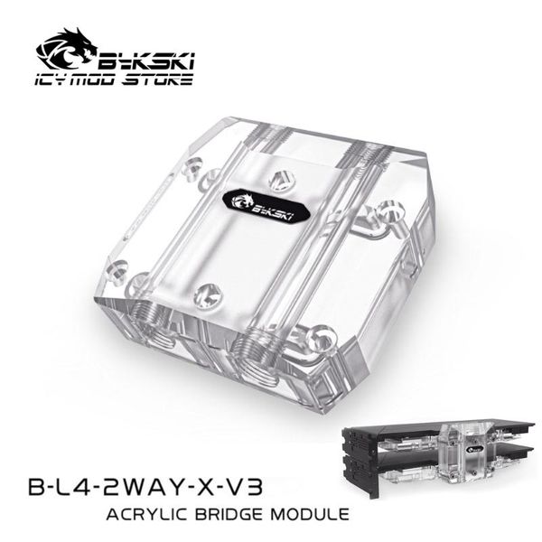 fans & coolings bykski acrylic transparent bridge module connecting multiple graphics cards in parallel with block headers b-l4-2way-x-v3
fans & coolings bykski acrylic transparent bridge module connecting multiple graphics cards in parallel with block headers b-l4-2way-x-v3