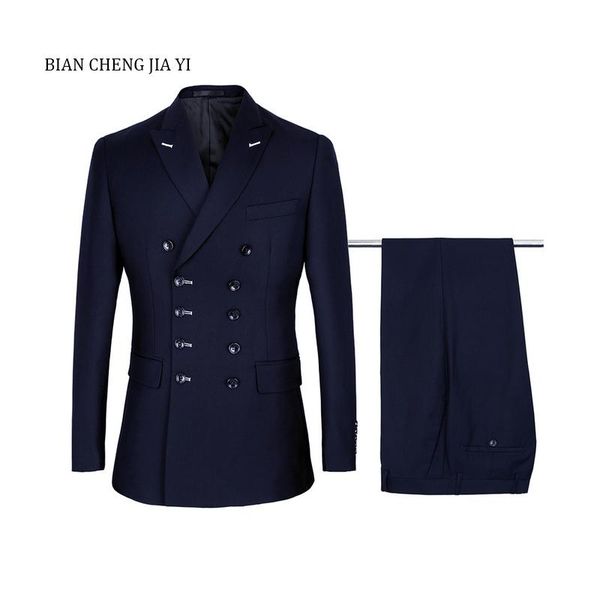 men's suits & blazers 2021 navy double breasted mens wedding fashion sets 2 pieces men terno costume homme marriage slim fit, White;black
men's suits & blazers 2021 navy double breasted mens wedding fashion sets 2 pieces men terno costume homme marriage slim fit, White;black