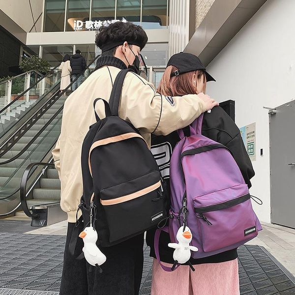backpack 2021 designed women's school bags nylon solid men travel bagpack large capacity couple
backpack 2021 designed women's school bags nylon solid men travel bagpack large capacity couple
