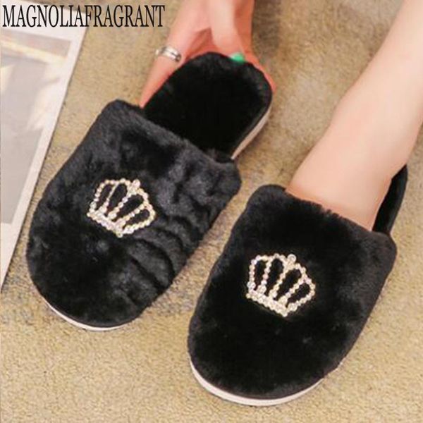 slippers winter indoor keep warm women shoes non-slip plush crown rhinestone female soft bottom woman y707, Black
slippers winter indoor keep warm women shoes non-slip plush crown rhinestone female soft bottom woman y707, Black