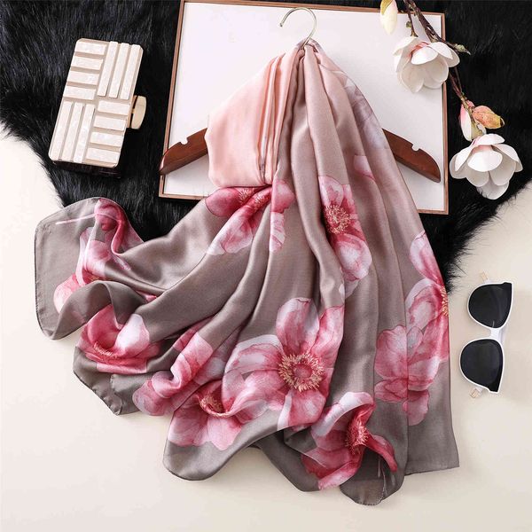 elegant new silk satin scarf women's shawl dual purpose seaside travel beach, Blue;gray
elegant new silk satin scarf women's shawl dual purpose seaside travel beach, Blue;gray