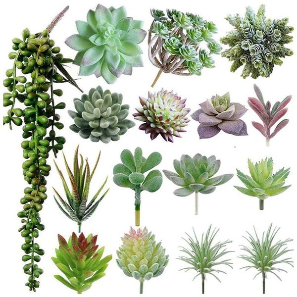pcs/set artificial succulent flocking plants green mini bonsai home garden decoration fake diy decorations decorative flowers & wreaths
pcs/set artificial succulent flocking plants green mini bonsai home garden decoration fake diy decorations decorative flowers & wreaths