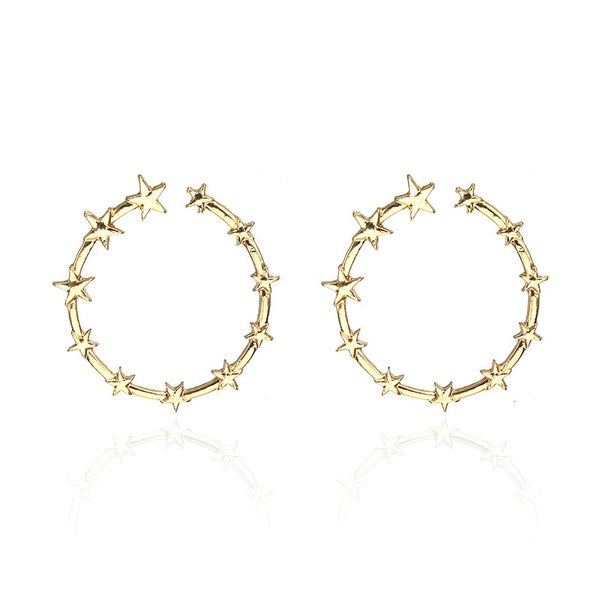 studs earrings fashionable and round pentagonal star alloy geometric japanese korean small fresh for women, Golden;silver
studs earrings fashionable and round pentagonal star alloy geometric japanese korean small fresh for women, Golden;silver