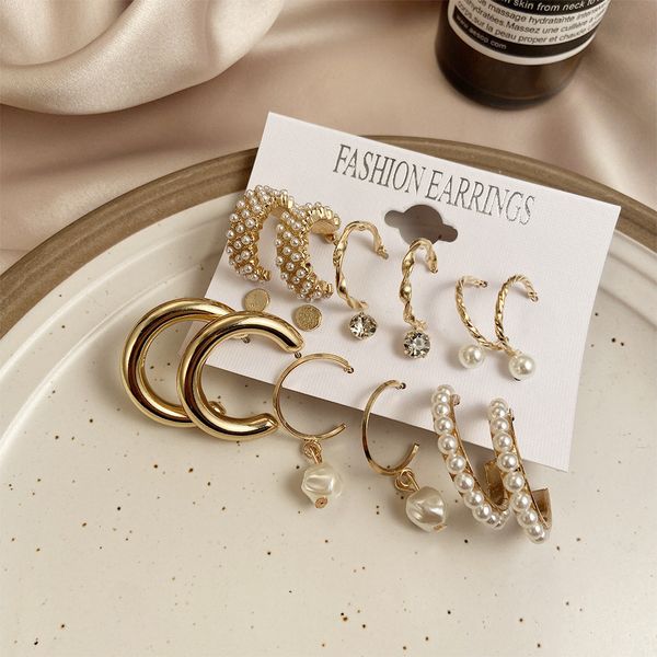 vintage geometric gold metal chandelier for women punk pearl dangle drop earring 2021 trend set of earrings jewelry, Silver
vintage geometric gold metal chandelier for women punk pearl dangle drop earring 2021 trend set of earrings jewelry, Silver