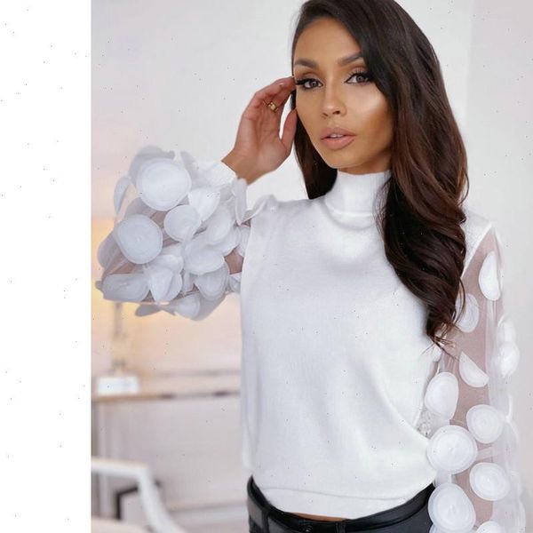 summer mesh women shirts organza stitching sleeve space layer strap modisshirt koszulki damskie j4s, White
summer mesh women shirts organza stitching sleeve space layer strap modisshirt koszulki damskie j4s, White