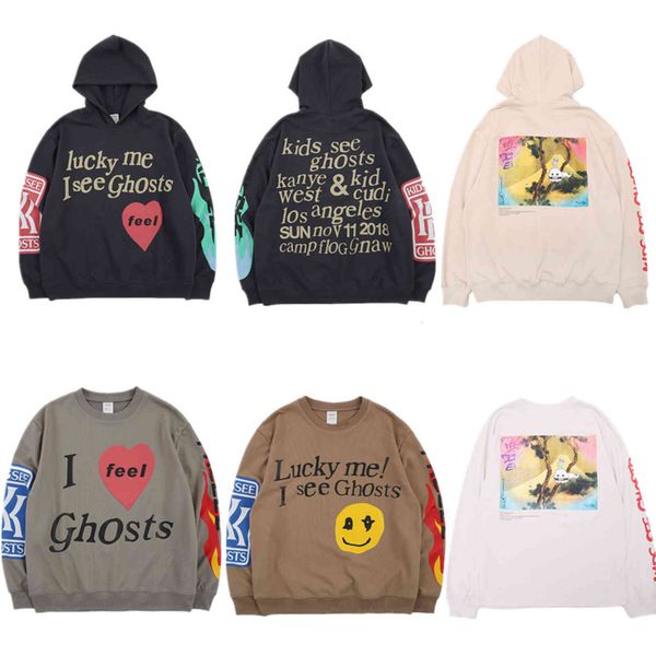 men's hoodies & sweatshirts kanye west kids see ghosts hoodie men pullover arrived fashion quality hip xtll, Black
men's hoodies & sweatshirts kanye west kids see ghosts hoodie men pullover arrived fashion quality hip xtll, Black