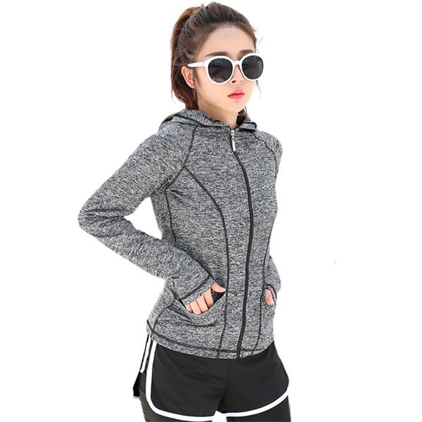 tracksuits luxury yoga wear sports fitns coat women's fast dry yoga suit running zipper cardigan long sleeve sweater, Gray
tracksuits luxury yoga wear sports fitns coat women's fast dry yoga suit running zipper cardigan long sleeve sweater, Gray