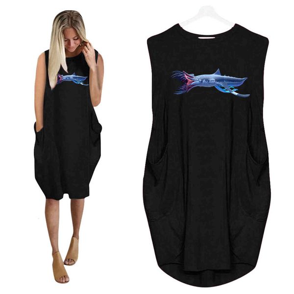 casual dresses loose and sleeveless dress with transverse pattern, round neckline, feminine summer-spring fashion 1yil, Black;gray
casual dresses loose and sleeveless dress with transverse pattern, round neckline, feminine summer-spring fashion 1yil, Black;gray