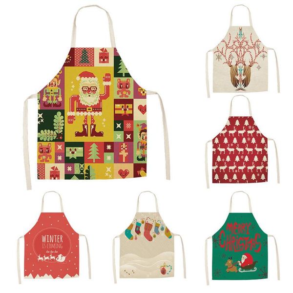 aprons cross-border christmas linen apron custom logo printing parent-child floral work waiter milk tea
aprons cross-border christmas linen apron custom logo printing parent-child floral work waiter milk tea