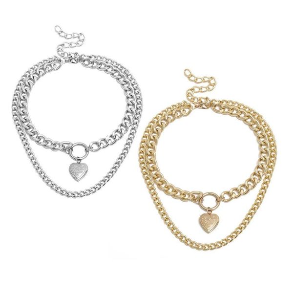 chains crystal exaggeration collar statement boho jewelry pearl chain multi-layer coin pendant necklace punk choker, Silver
chains crystal exaggeration collar statement boho jewelry pearl chain multi-layer coin pendant necklace punk choker, Silver