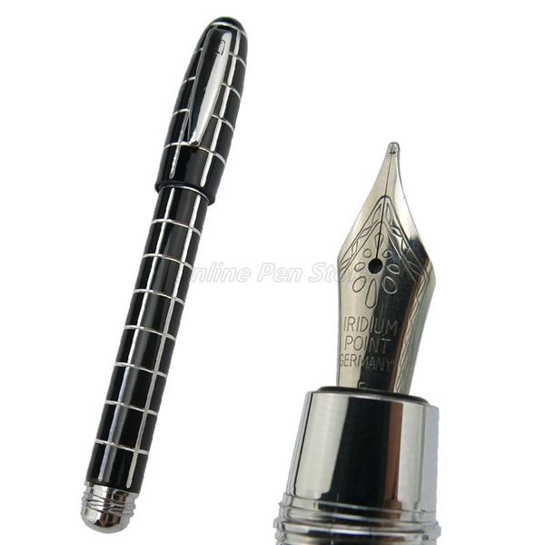fountain pens fuliwen 2062 black metal tiny squares short pocket portable fine nib pen professional stationery writing tool gift
fountain pens fuliwen 2062 black metal tiny squares short pocket portable fine nib pen professional stationery writing tool gift
